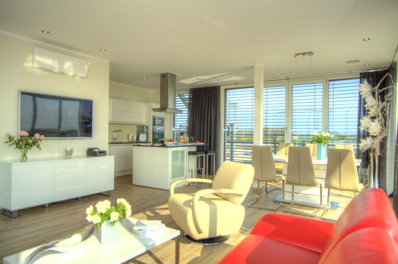 Апартаменти Penthouse Mueritzblick Рехлін Екстер'єр фото